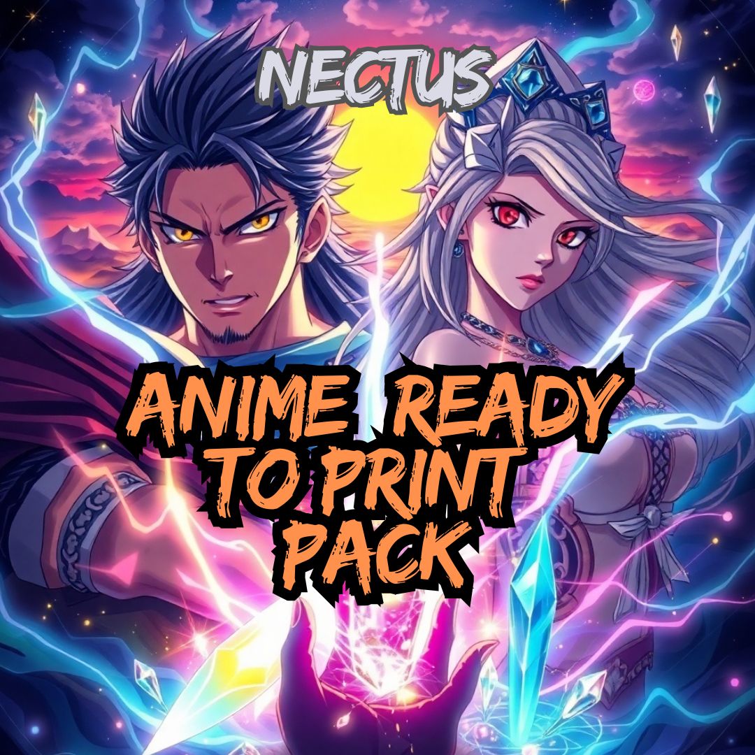 NECTUS Anime-Mix Pack – Ready to Print!